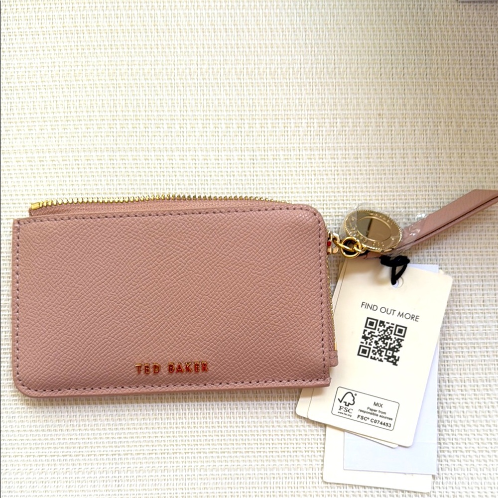 Ted Baker Blush medium Pink rose mourn Zip Cardholder